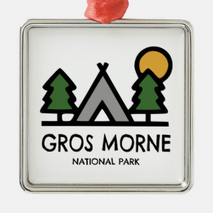 Nationaal park Gros Morne Metalen Ornament