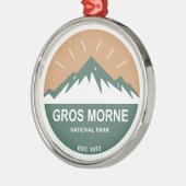 Nationaal park Gros Morne Metalen Ornament (Links)