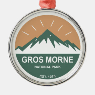 Nationaal park Gros Morne Metalen Ornament