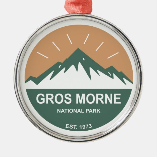 Nationaal park Gros Morne Metalen Ornament (Voorkant)