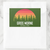 Nationaal park Gros Morne Rechthoekige Sticker (Tas)