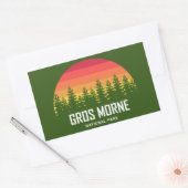 Nationaal park Gros Morne Rechthoekige Sticker (Envelop)