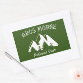 Nationaal park Gros Morne Rechthoekige Sticker (Envelop)