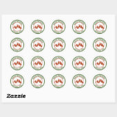Nationaal park Gros Morne Ronde Sticker (Vel)