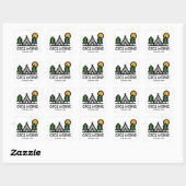 Nationaal park Gros Morne Vierkante Sticker (Vel)