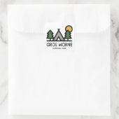 Nationaal park Gros Morne Vierkante Sticker (Tas)