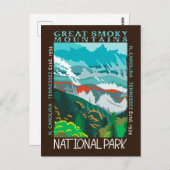 Nationaal Park Grote Smoky Mountains Briefkaart (Voorkant / Achterkant)