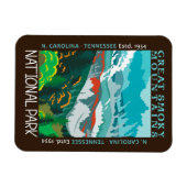 Nationaal Park Grote Smoky Mountains Magneet (Horizontaal)