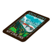 Nationaal Park Grote Smoky Mountains Magneet (Linkerzijde)