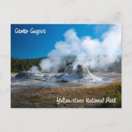 Nationaal park Grotto Geyser Yellowstone Briefkaart