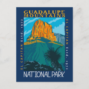 Nationaal Park Guadalupe bergen Briefkaart