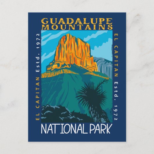 Nationaal Park Guadalupe bergen Briefkaart (Voorkant)