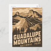 Nationaal Park  Guadalupe Feestdagenkaart (Voorkant / Achterkant)