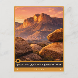 Nationaal park Guadalupe Mountains | Ansichtkaart Briefkaart