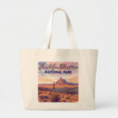 Nationaal park Guadalupe Mountains El Capitan, Tex Grote Tote Bag (Voorkant)