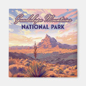 Nationaal park Guadalupe Mountains El Capitan, Tex Magneet (Voorkant)
