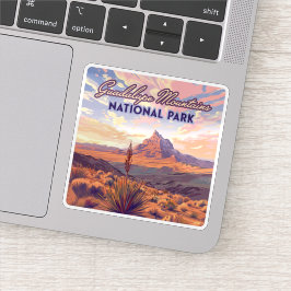 Nationaal park Guadalupe Mountains El Capitan, Tex Sticker