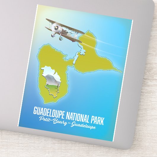 Nationaal Park Guadeloupe Sticker (Detail)