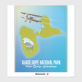 Nationaal Park Guadeloupe Sticker (Vel)