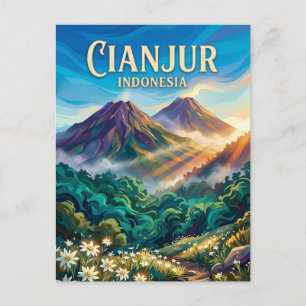 Nationaal park Gunung Gede Pangrango Indonesië Briefkaart