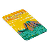 Nationaal Park Guyana Amazonian  Briefkaart Magneet (Rechterzijde)