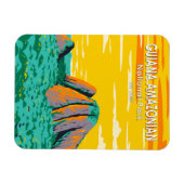 Nationaal Park Guyana Amazonian  Briefkaart Magneet (Horizontaal)