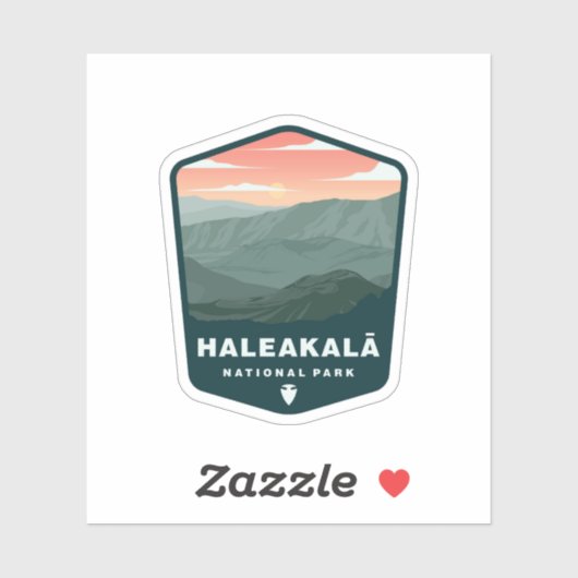 Nationaal Park Haleakala  | Afgesneden Sticker (Vel)