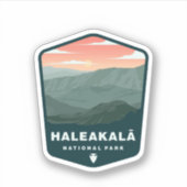 Nationaal Park Haleakala  | Afgesneden Sticker (Voorkant)