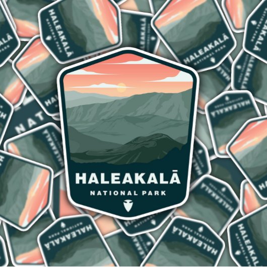 Nationaal Park Haleakala  | Afgesneden Sticker