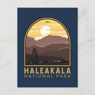 Nationaal Park Haleakala  Emblem Briefkaart