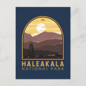 Nationaal Park Haleakala  Emblem Briefkaart (Voorkant)
