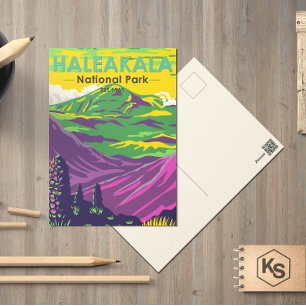 Nationaal park Haleakala  Hawaii Briefkaart