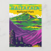 Nationaal park Haleakala  Hawaii Briefkaart (Voorkant)