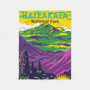 Nationaal park Haleakala  Hawaii Fleece Deken