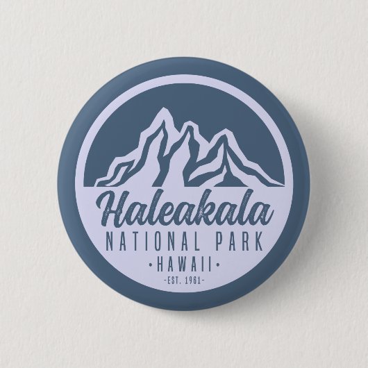 Nationaal park Haleakala Hawaii Hiking Ronde Button 5,7 Cm (Voorkant)