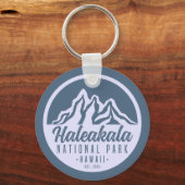 Nationaal park Haleakala Hawaii Hiking Sleutelhanger (Voorkant)