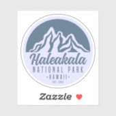 Nationaal park Haleakala Hawaii Hiking Sticker (Vel)