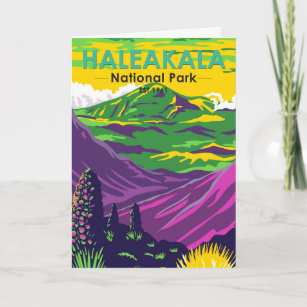 Nationaal park Haleakala  Hawaii Kaart