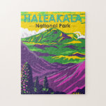Nationaal park Haleakala  Hawaii Legpuzzel<br><div class="desc">Haleakala ontwerp vectorillustraties. Het park wordt genoemd naar Haleakalā,  een slapende vulkaan binnen zijn grenzen.</div>