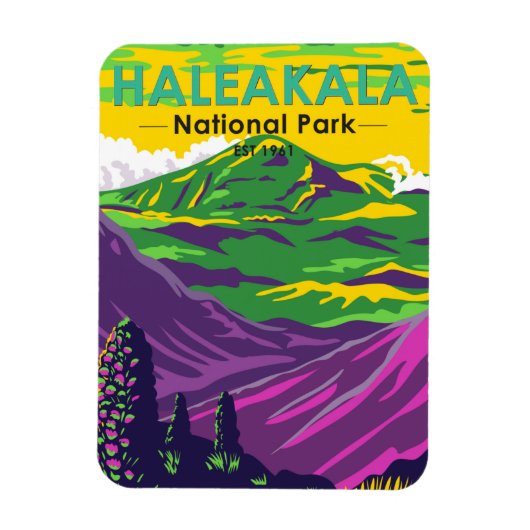 Nationaal park Haleakala  Hawaii Magneet (Verticaal)