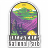 Nationaal park Haleakala  Hawaii Sticker (Voorkant)
