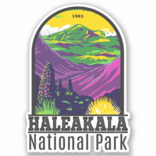 Nationaal park Haleakala  Hawaii Sticker