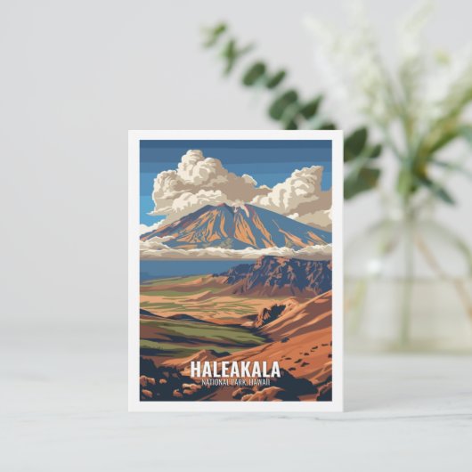 Nationaal park Haleakala Hawaii Verenigde Staten Briefkaart (Staand voorkant)