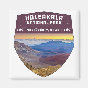 Nationaal Park Haleakala Hawaii Volcano Souvenir Magneet