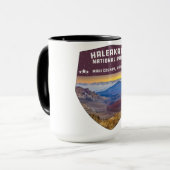 Nationaal Park Haleakala Hawaii Volcano Souvenir Mok (Voorkant links)
