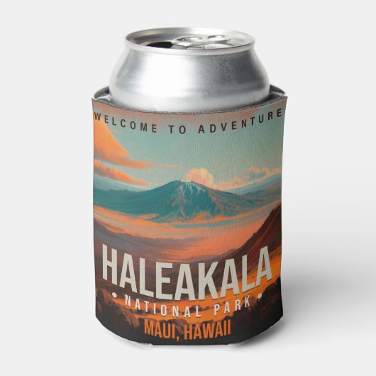 Nationaal park Haleakala Maui Hawaii  Blikjeskoeler (Blikje Voorkant)