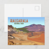 Nationaal park Haleakala Maui Hawaii  Briefkaart (Voorkant / Achterkant)