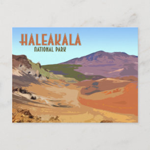 Nationaal park Haleakala Maui Hawaii  Briefkaart