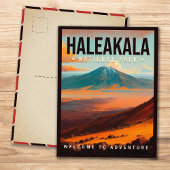 Nationaal park Haleakala Maui Hawaii Briefkaart