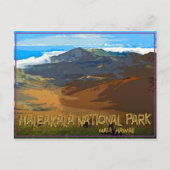 Nationaal park Haleakala, Maui Hawaii Briefkaart (Voorkant)